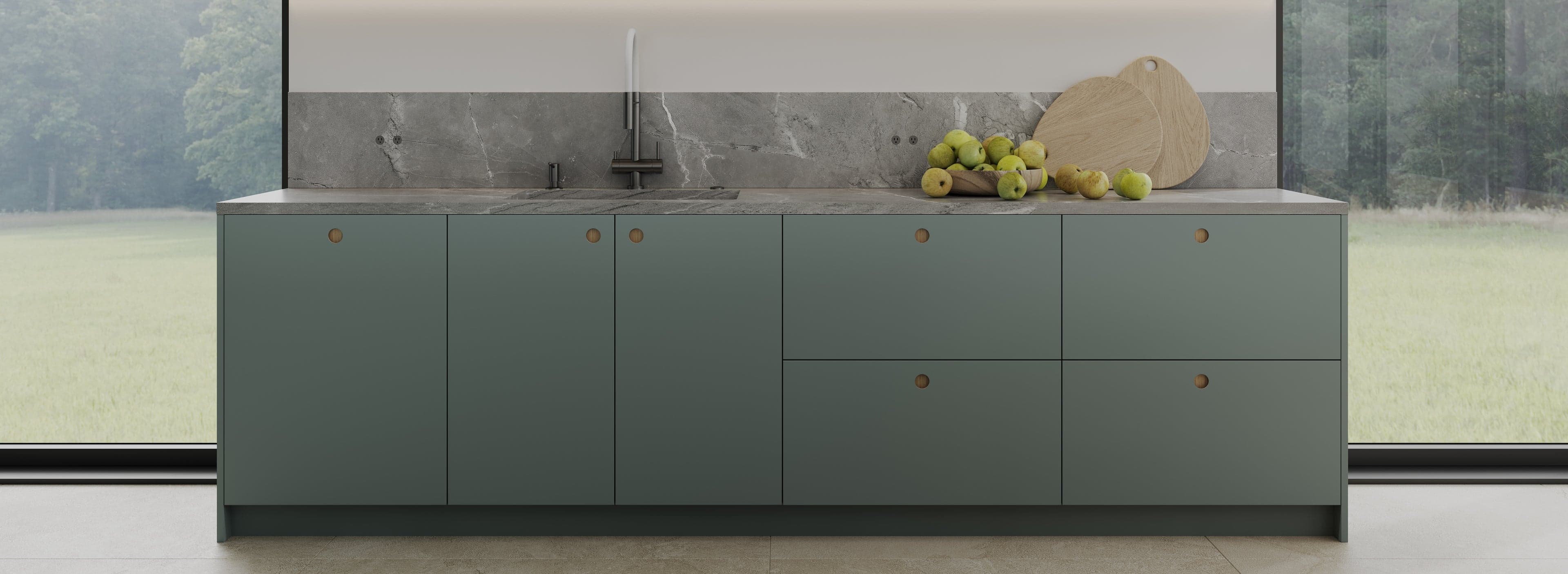 CIRCLE collection — Danish-inspired circular pull detail
