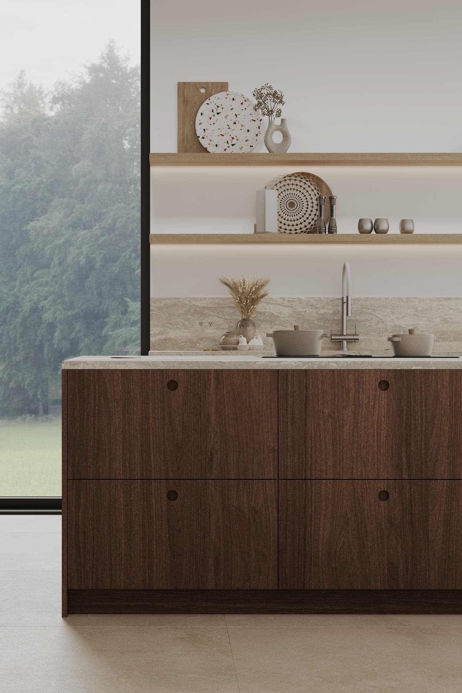 CIRCLE walnut kitchen