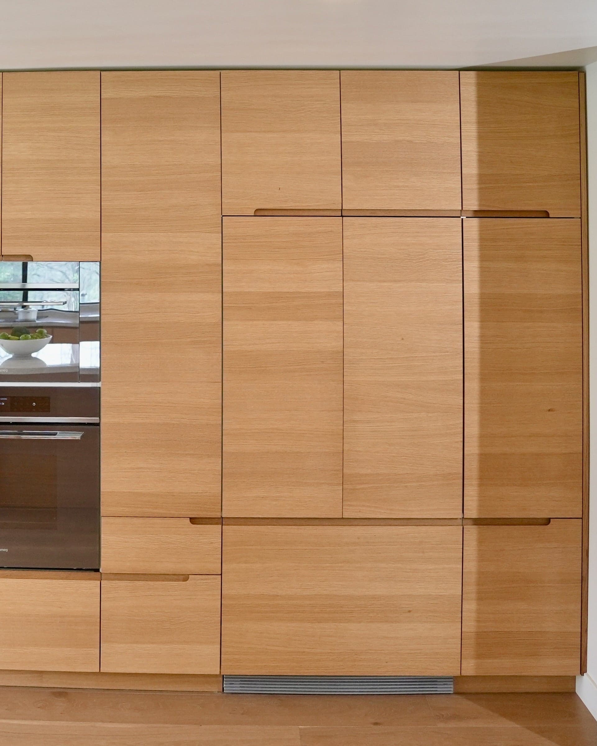 Lower cabinet and countertop detail